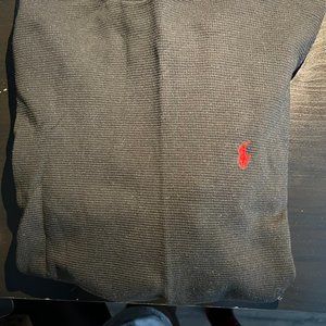 Medium Mens Polo Long Sleeve Shirt